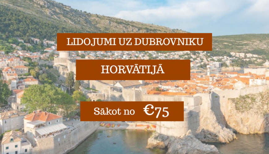 Lētas aviobiļetes uz Dubrovniku Horvātijā