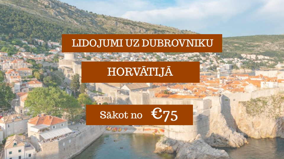 Lētas aviobiļetes uz Dubrovniku Horvātijā