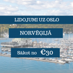 Lētas aviobiļetes uz Oslo Norvēģijā