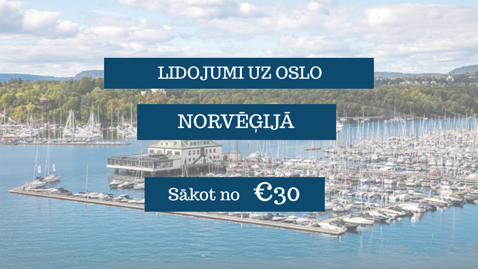 Lētas aviobiļetes uz Oslo Norvēģijā