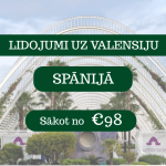 Lētas aviobiļetes uz Valensiju Spānijā