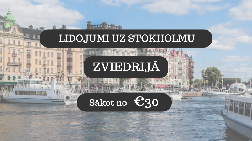 Lētas aviobiļetes uz Stokholmu