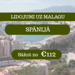 Lētas aviobiļetes uz Malagu Spānijā