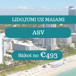 Lētas aviobiļetes uz Maiami Floridā