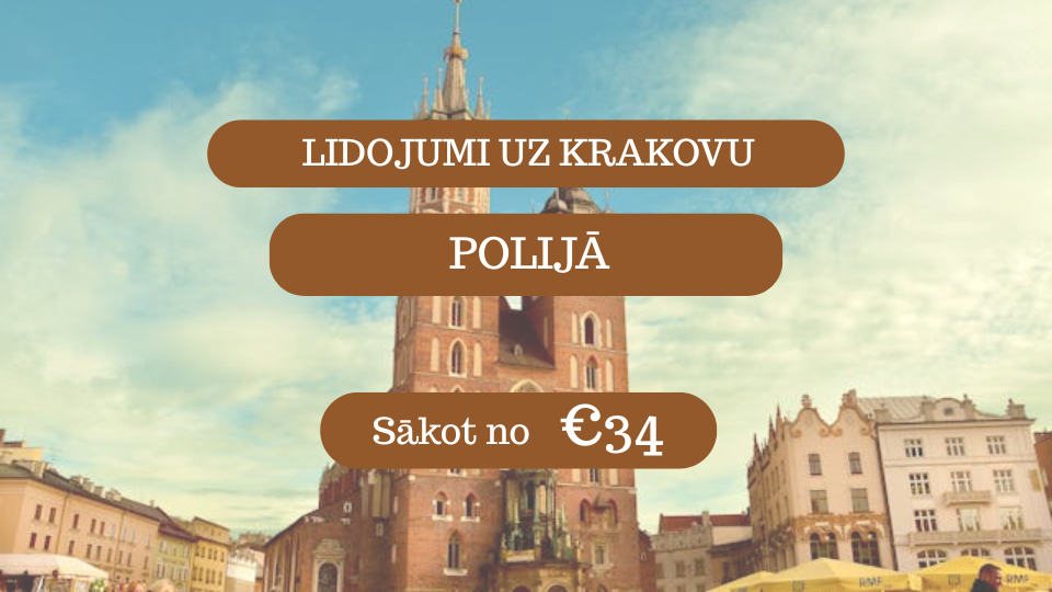 Lētas aviobiļetes uz Krakovu Polijā