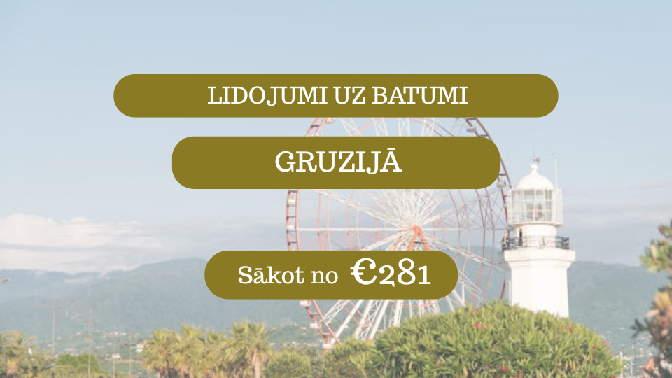 Lētas aviobiļetes uz Batumi Gruzijā