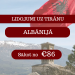 Lētas aviobiļetes no Rīgas uz Tirānu Albānijā