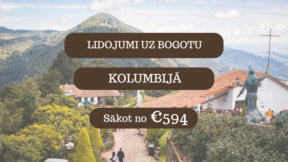 Lētas aviobiļetes uz Bogotu Kolumbijā