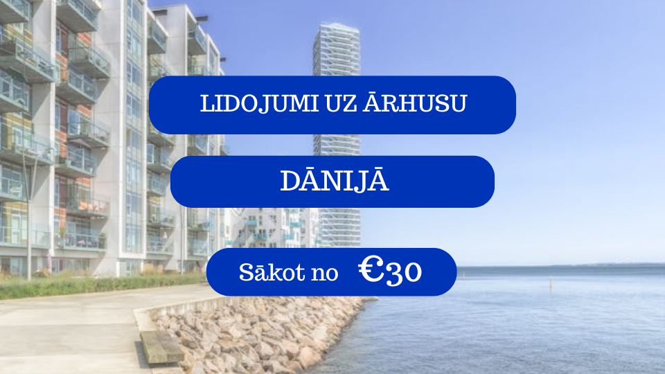 Lētas aviobiļetes uz Ārhusu Dānijā