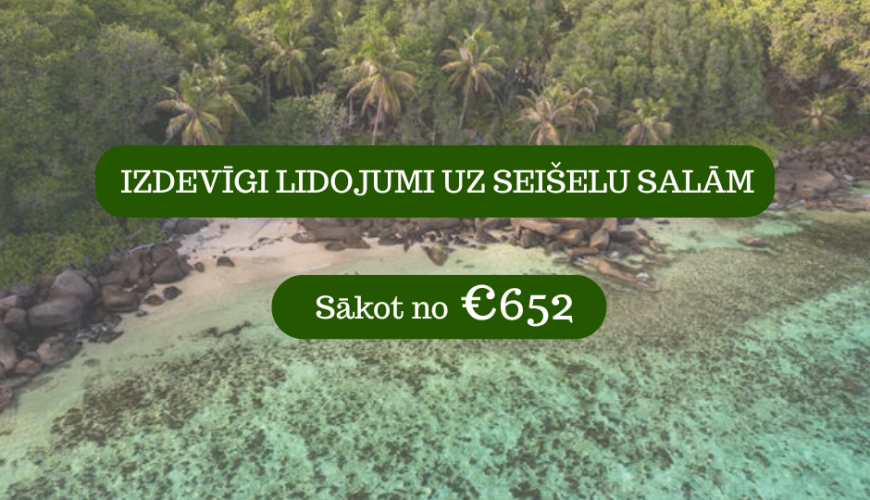 Lētas aviobiļetes uz Seišelu salām