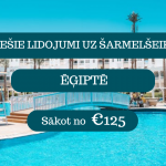 Lētas aviobiļetes uz Šarmelšeikhu Ēģiptē