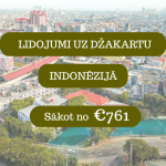 Lētas aviobiļetes no Rīgas uz Džakartu Indonēzijā