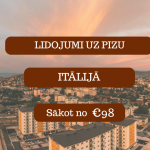 Lētas aviobiļetes uz Pizu Itālijā