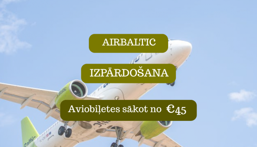Airbaltic izpārdošana
