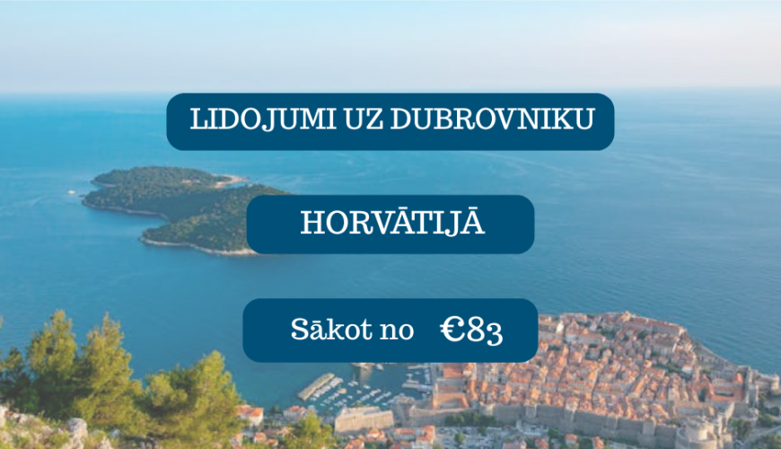 Lētas aviobiļetes uz Dubrovniku Horvātijā