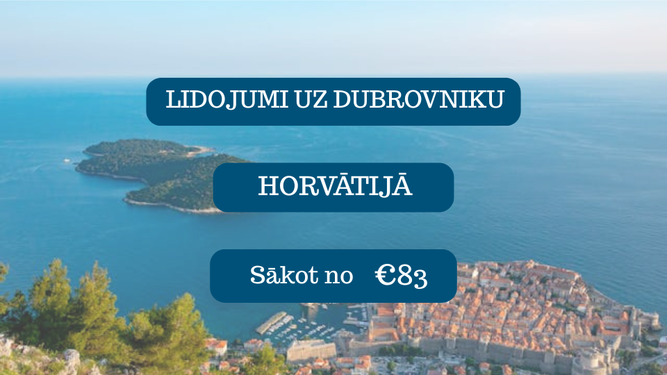 Lētas aviobiļetes uz Dubrovniku Horvātijā