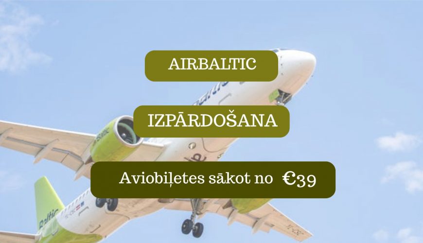 Airbaltic izpārdošana