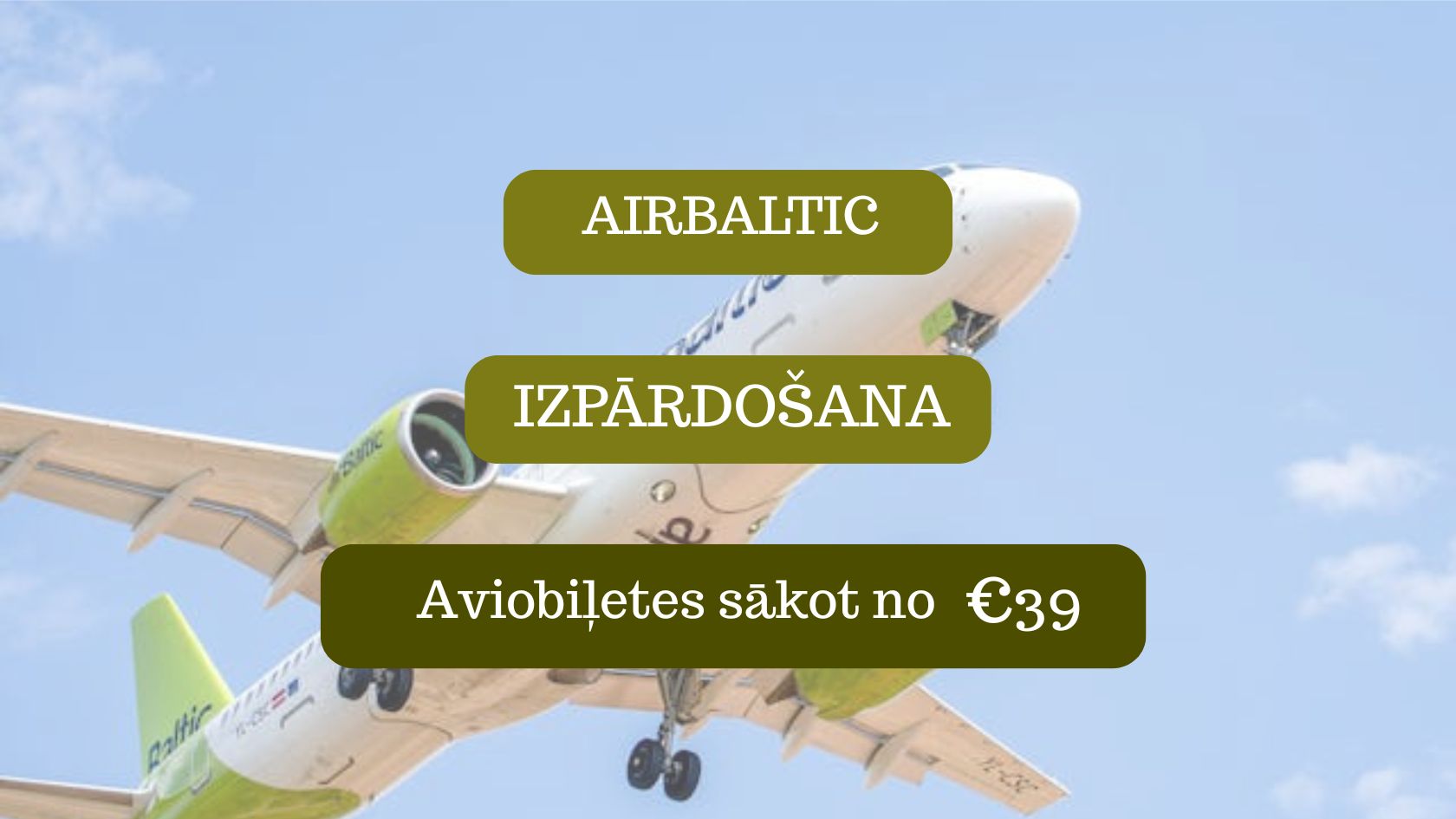 Airbaltic izpārdošana