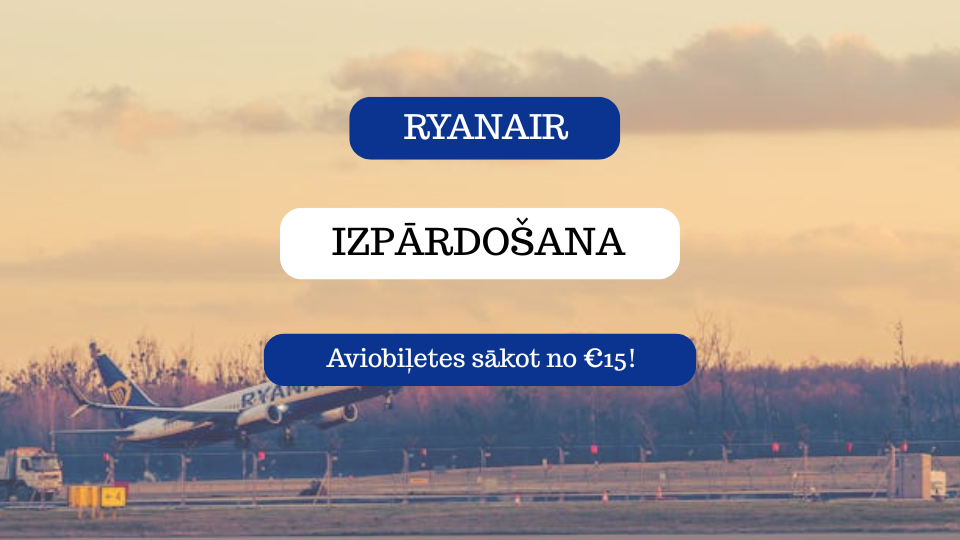 ryanair izpārdošana