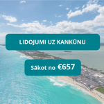 Lētas aviobiļetes no Rīgas uz Kankūnu Meksikā