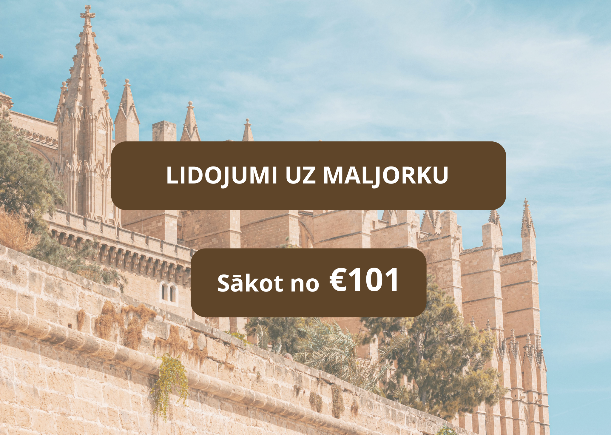 Lētas aviobiļetes uz Maljorku Spānijā