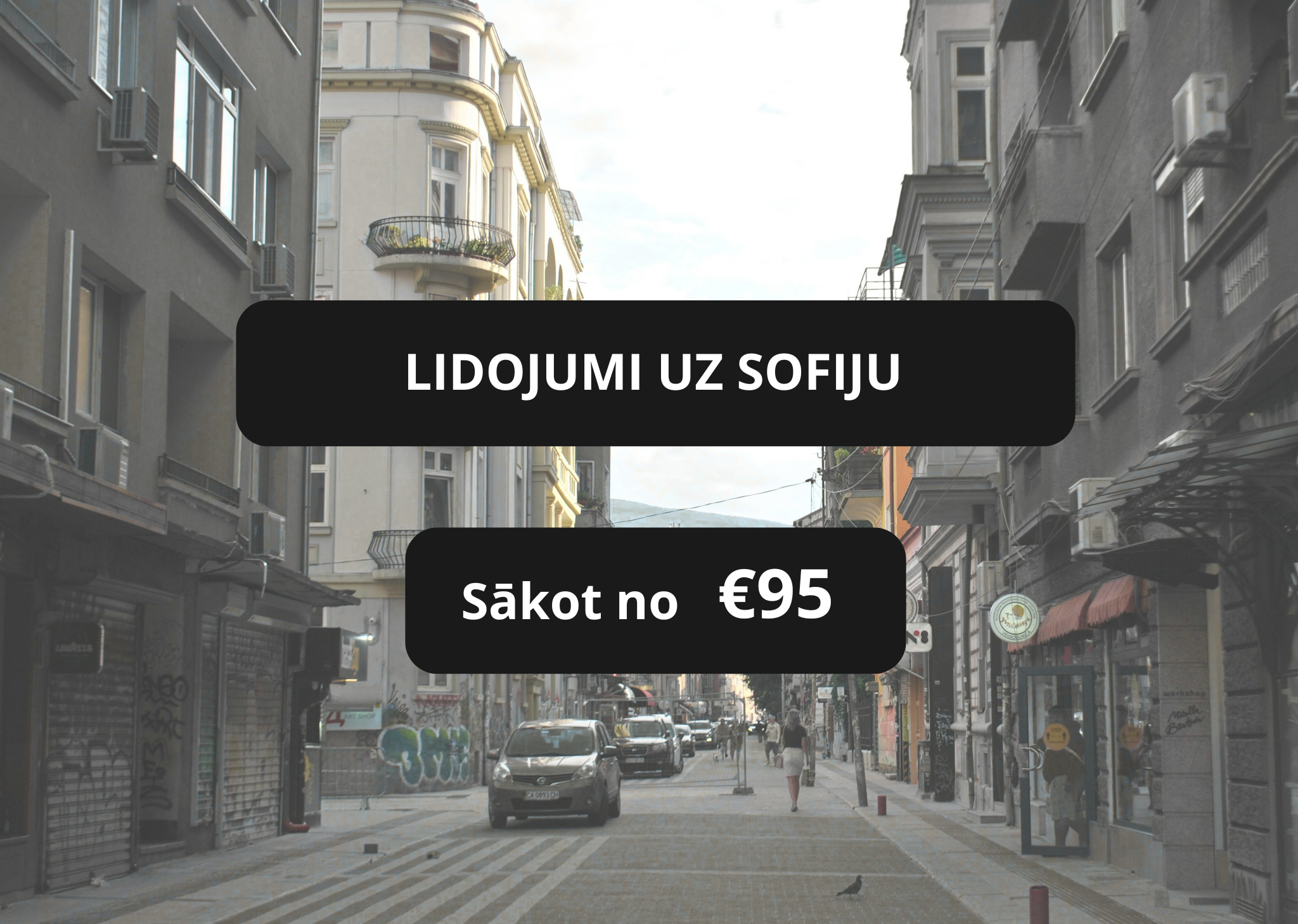Lēti lidojumi uz Sofiju