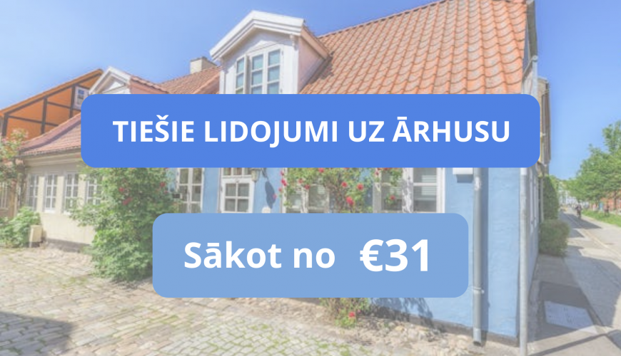 Lētas aviobiļetes uz Ārhusu Dānijā