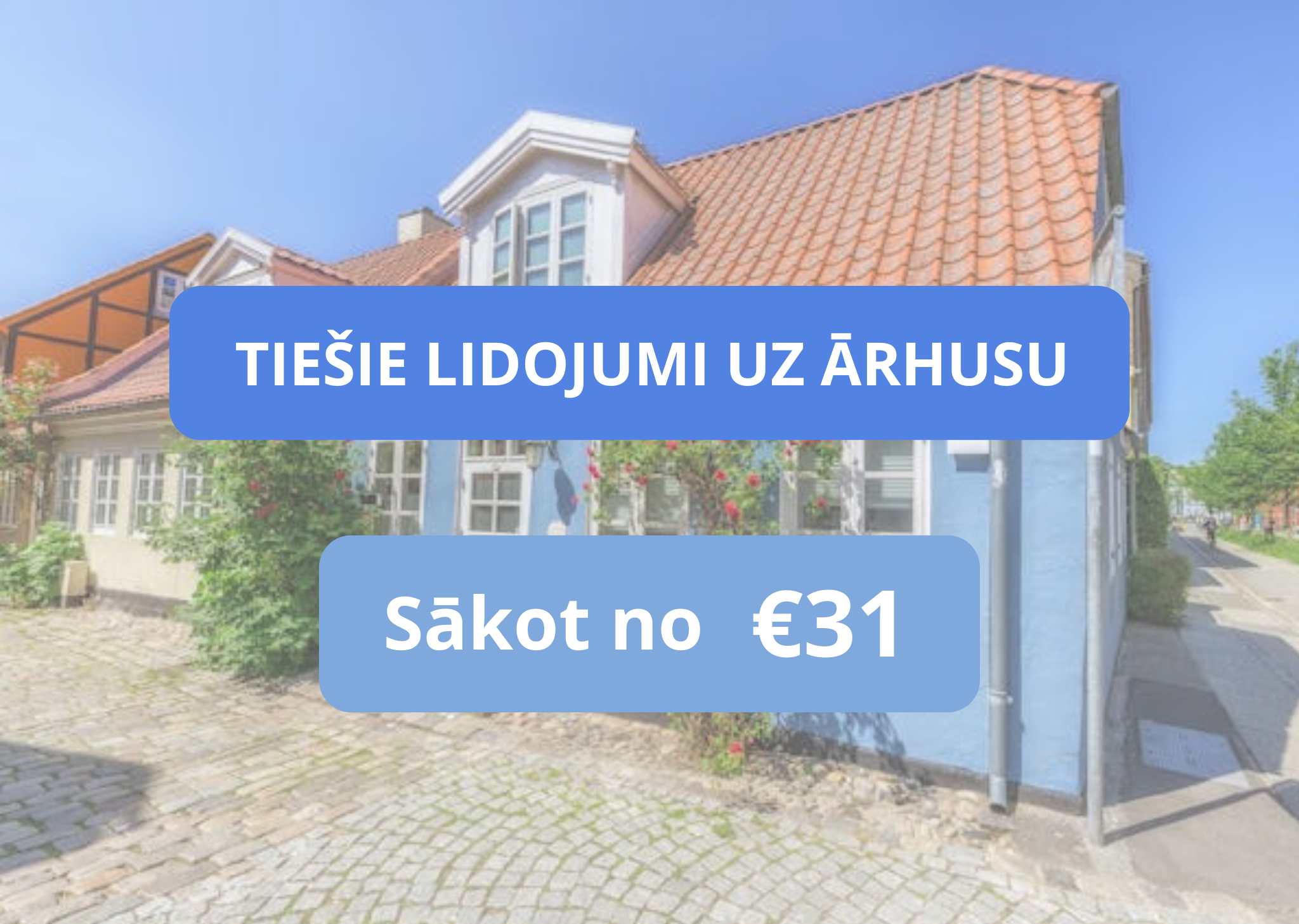 Lētas aviobiļetes uz Ārhusu Dānijā