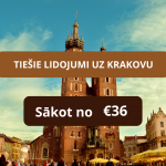 Lētas aviobiļetes uz Krakovu Polijā