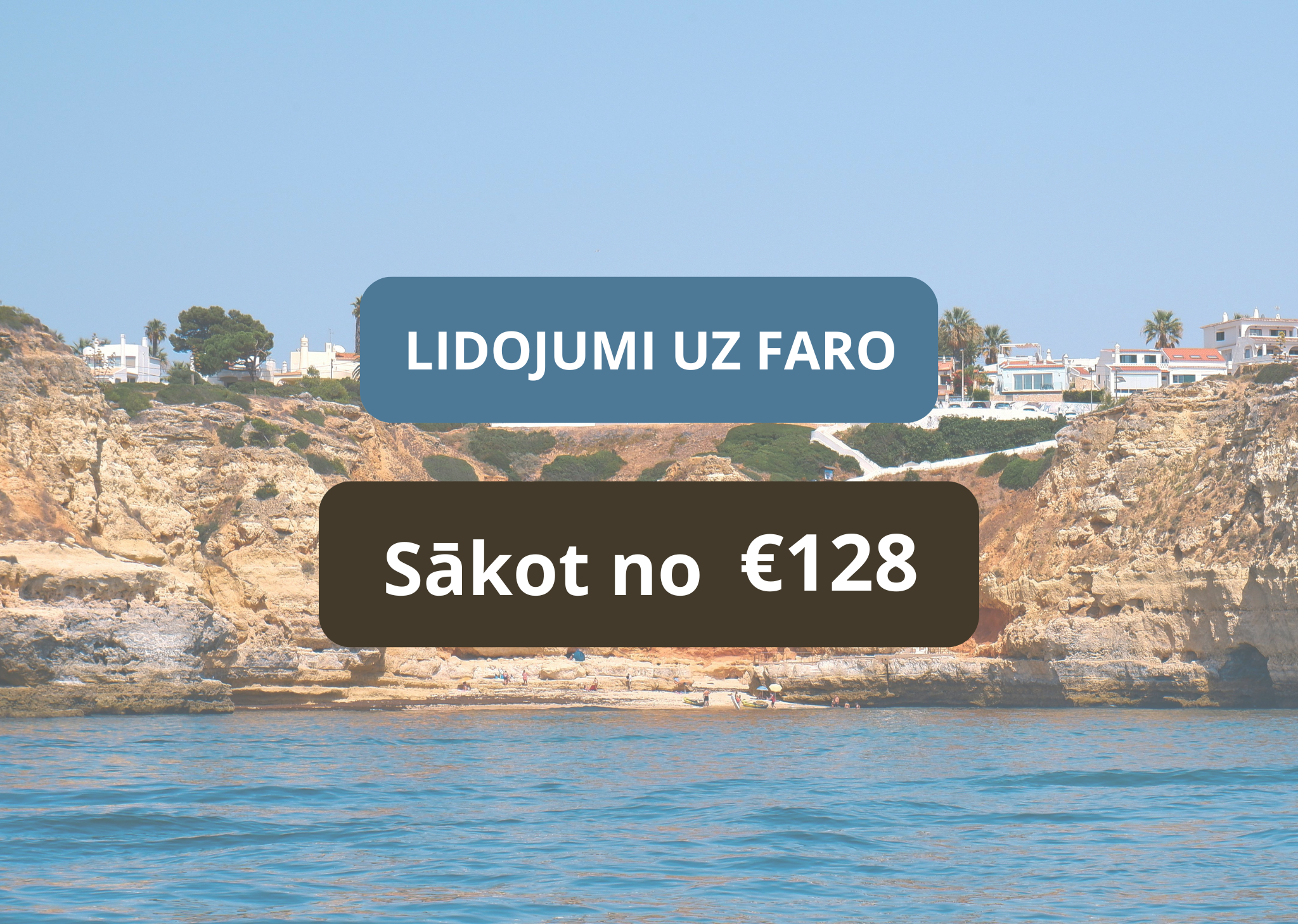 Lētas aviobiļetes uz Faro Portugālē