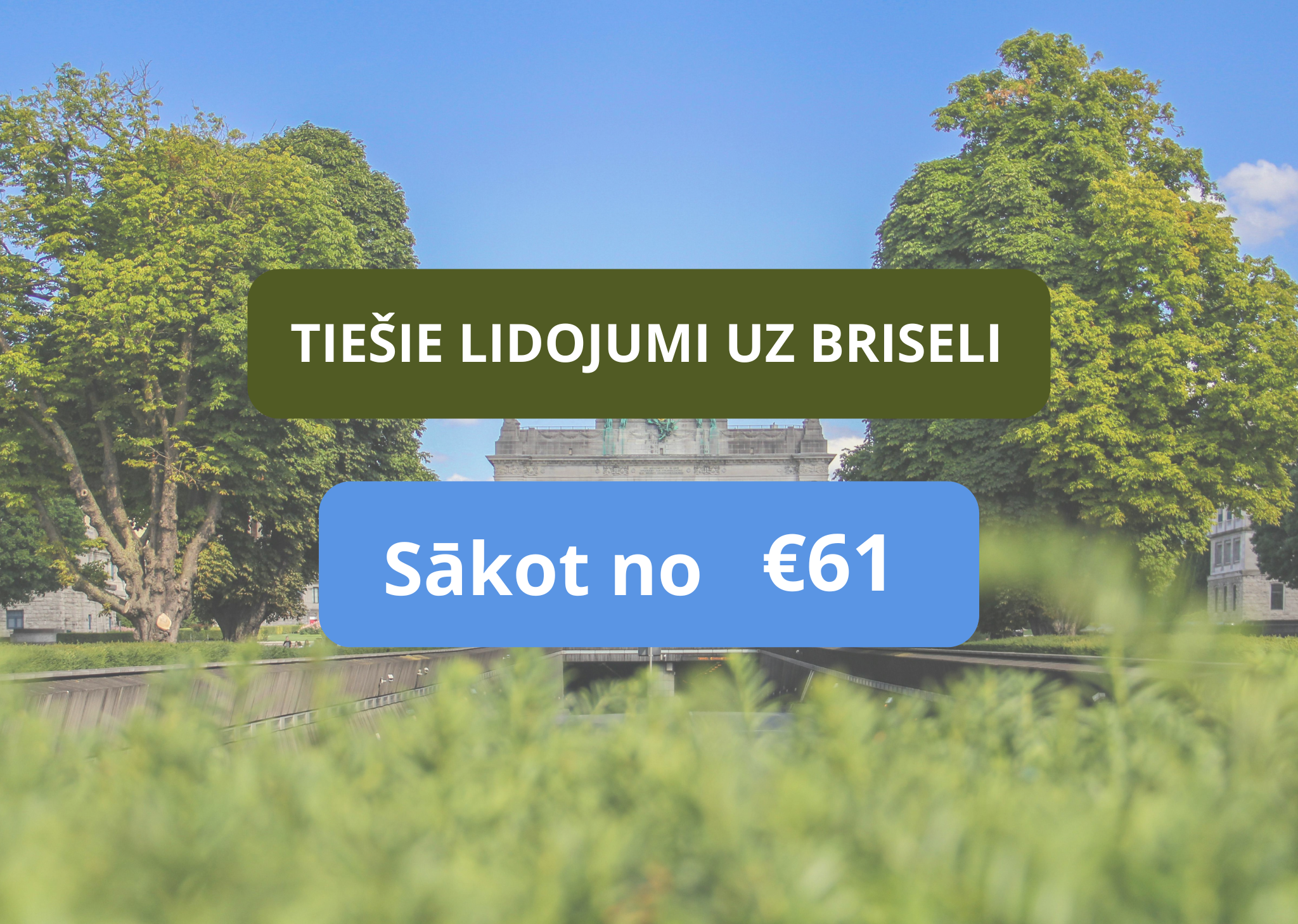 Lētas aviobiļetes uz Briseli Beļģijā