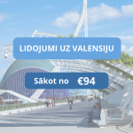 Lētas aviobiļetes uz Valensiju Spānijā