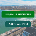 Lētas aviobiļetes uz Santanderu Spānijā