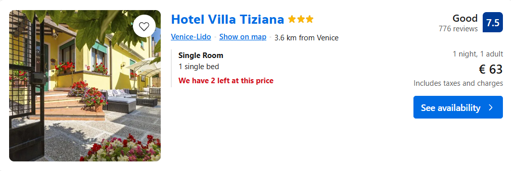 Lētas aviobiļetes uz Venēciju Itālijā