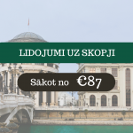 Lētas aviobiļetes uz Skopji Maķedonijā