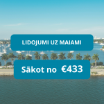Lētas aviobiļetes uz Maiami Floridā