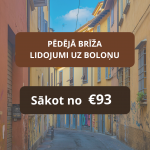 Lētas aviobiļetes no Rīgas uz Boloņu Itālijā