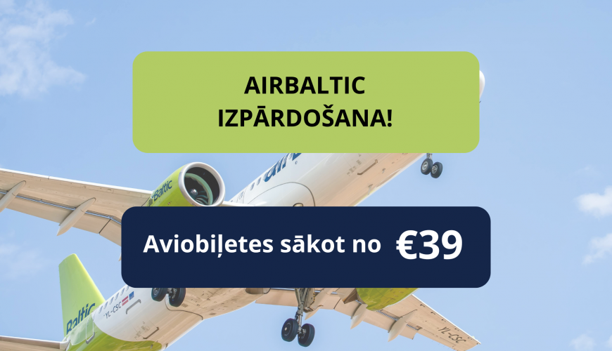 airbaltic izpārdošana