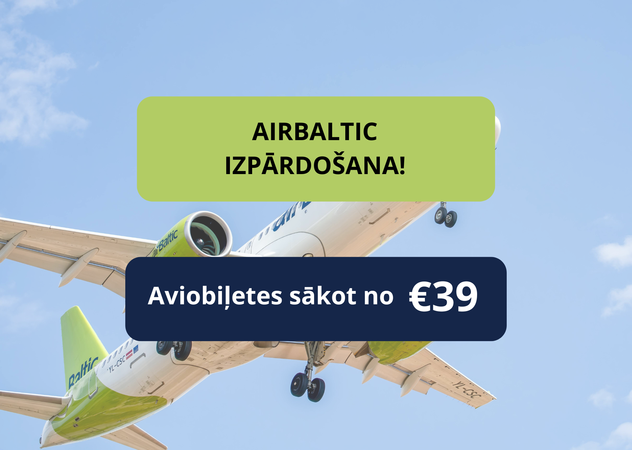 airbaltic izpārdošana