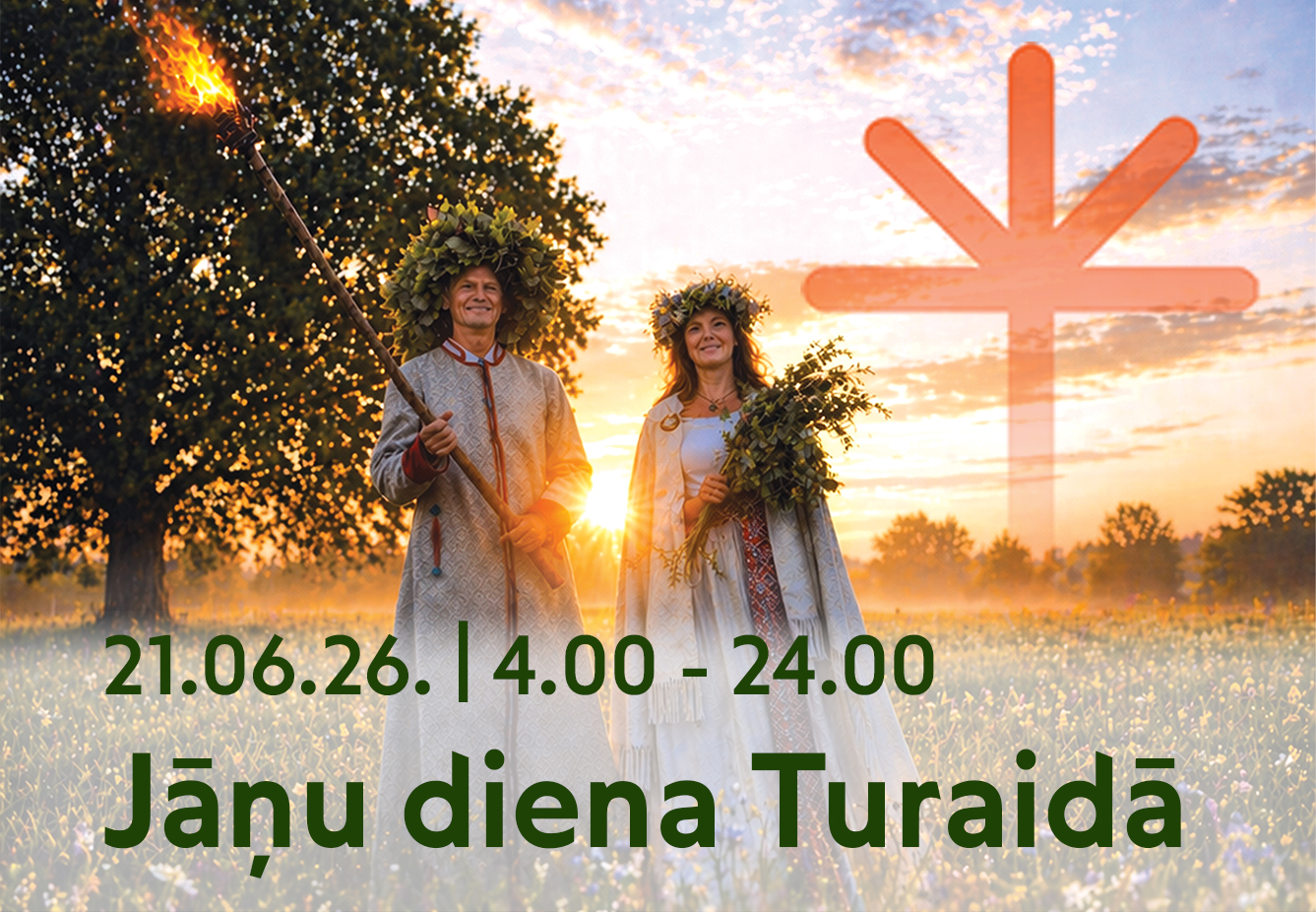 Jāņu diena Turaidā “Pār kalniņu”