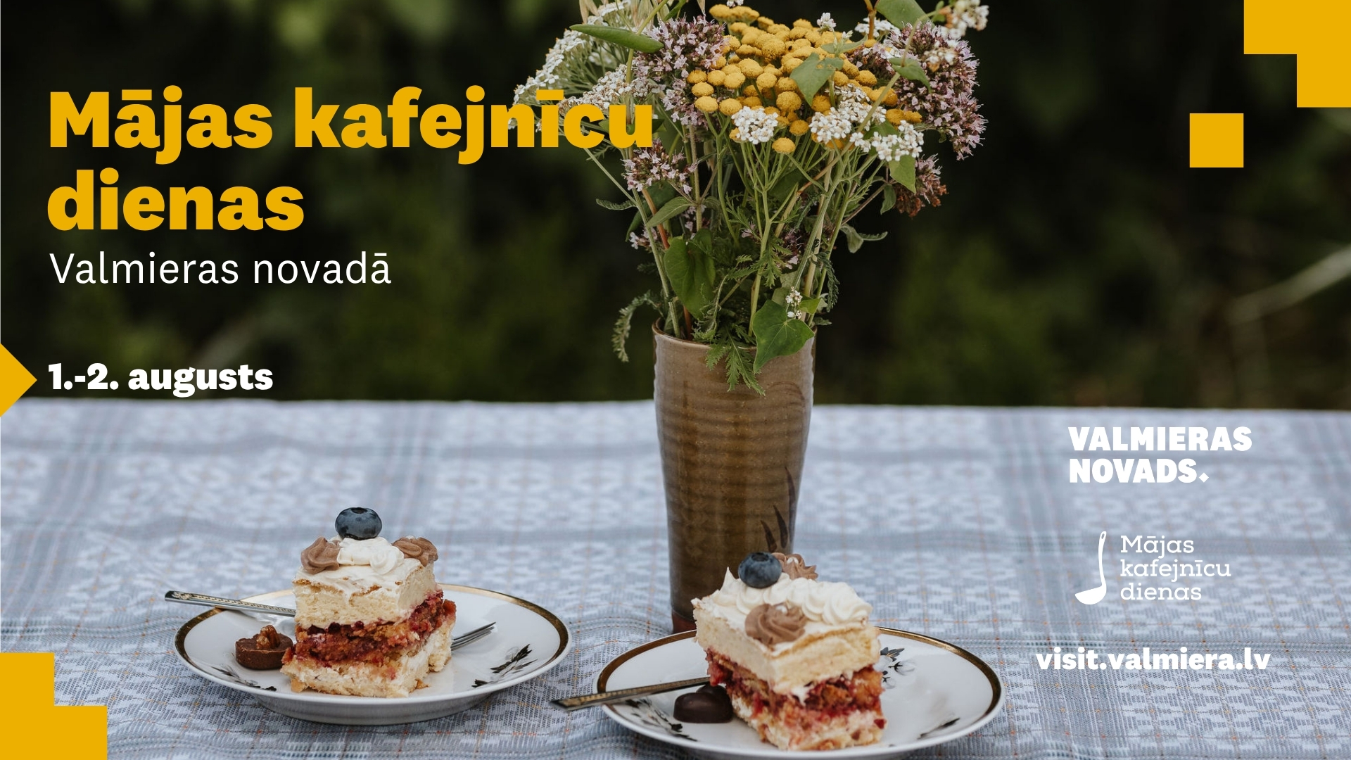 Aicinām piedzīvot garšas un kultūras ceļojumu Mājas kafejnīcu dienās Valmieras novadā!