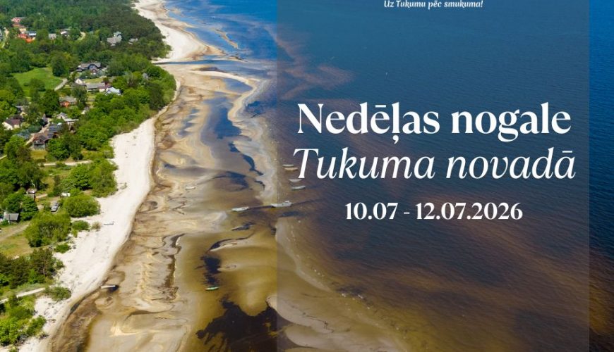 Tukuma novadā nedēļas nogalē – piekrastes svētki koncerti festivāli un piedzīvojumi dabā