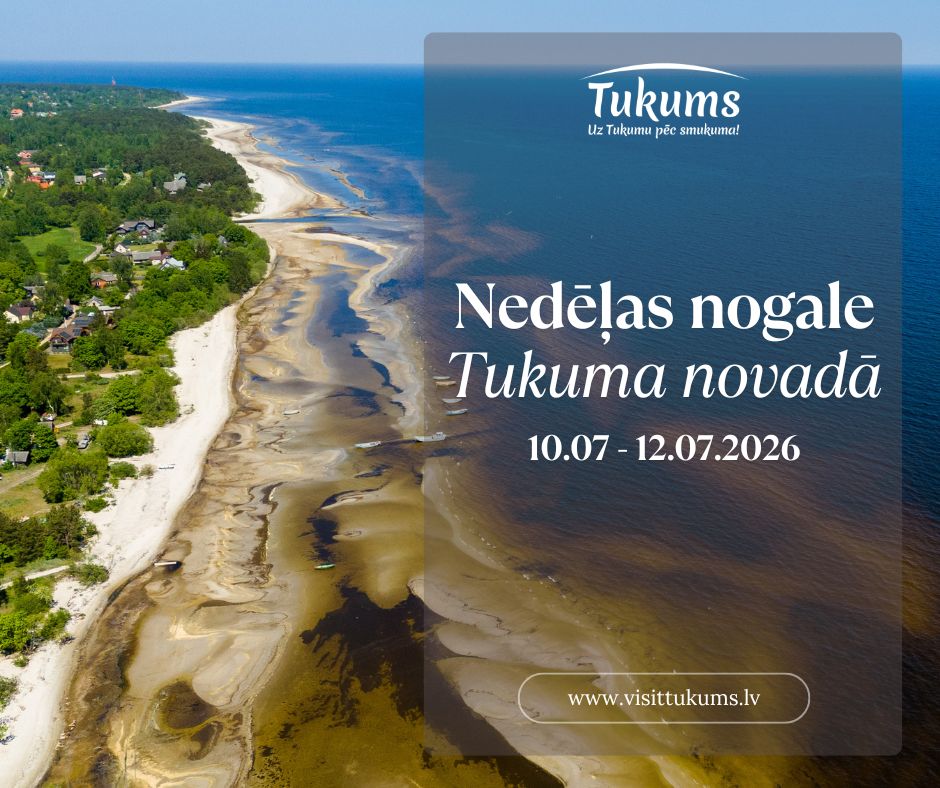 Tukuma novadā nedēļas nogalē – piekrastes svētki koncerti festivāli un piedzīvojumi dabā