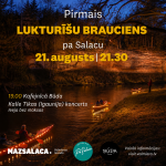 Pievienojies pirmajam "Lukturīšu braucienam" un pavadi "Salacas mauciena" dalībniekus ceļā uz jūru!