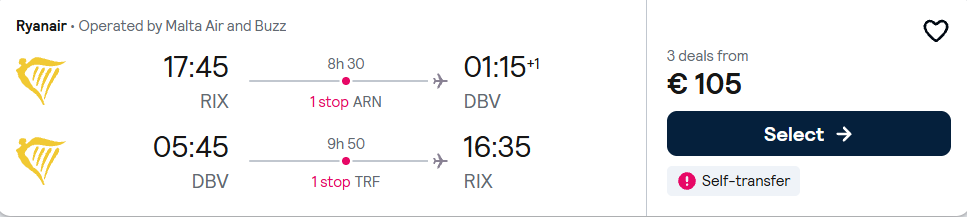 Lētas aviobiļetes uz Dubrovniku Horvātijā