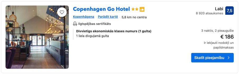 Viesnīca Kopenhāgenā